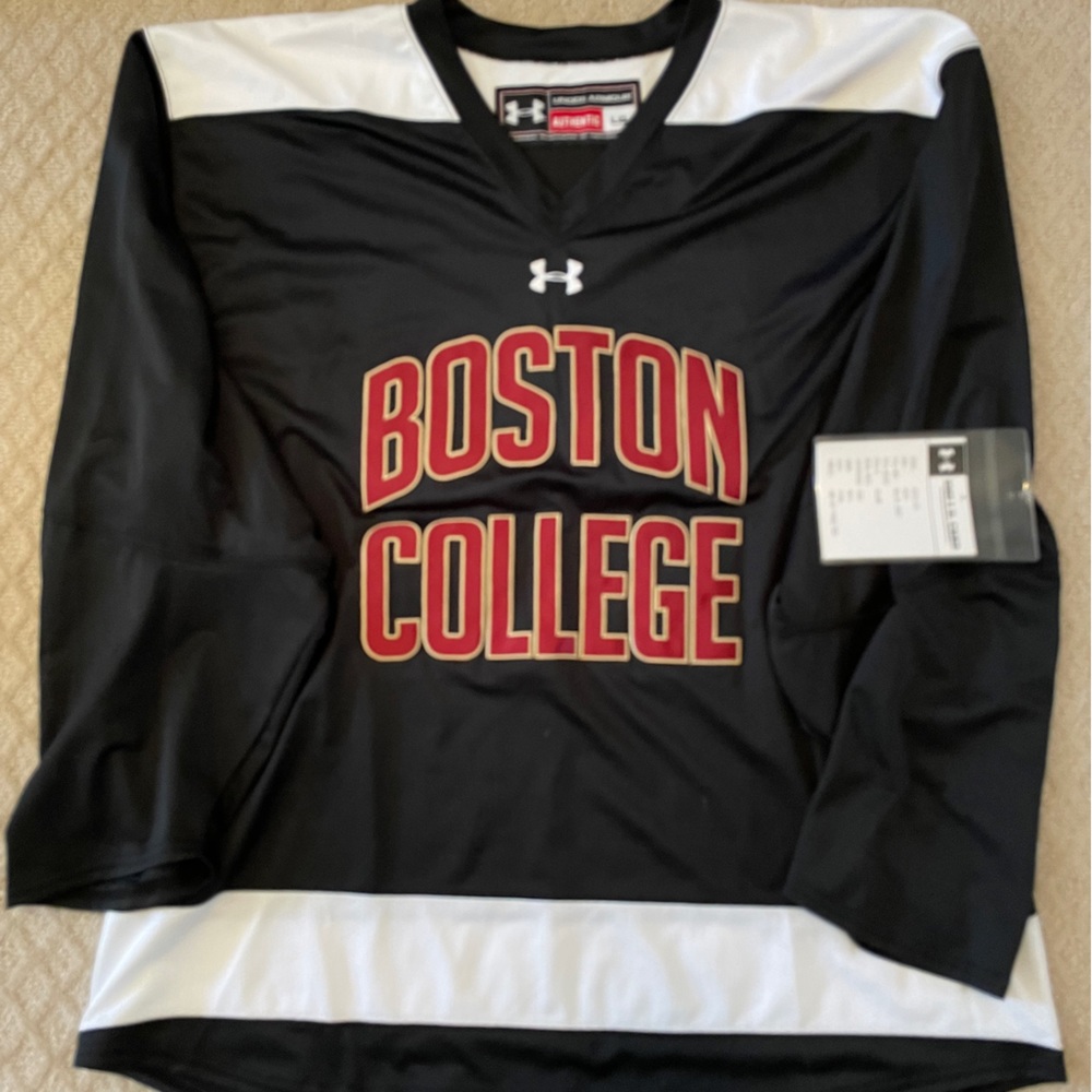Boston College under armour goalie hockey jersey #22